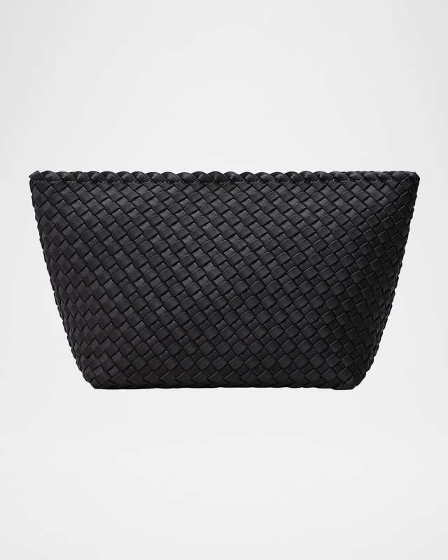 Portofino Large Woven Cosmetic Case
